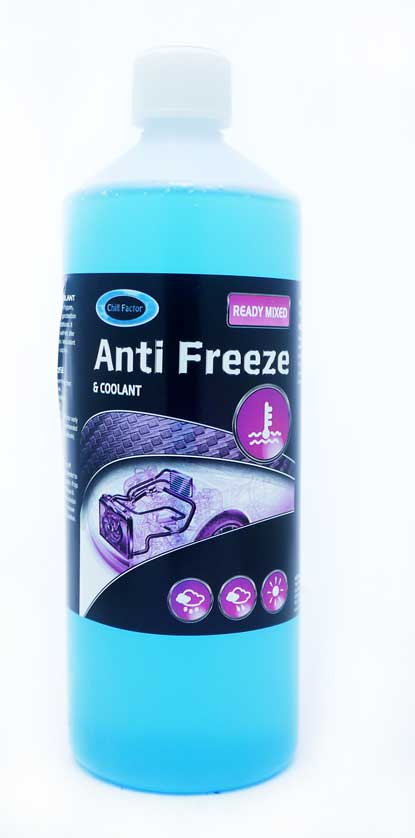 Chill Factor Anti Freeze & Coolant 1 Litre Chill Factor Anti Freeze & Coolant 1 Litre